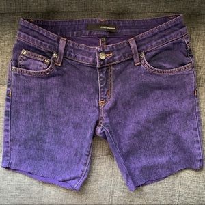 Furst Premium purple denim shorts Size 27